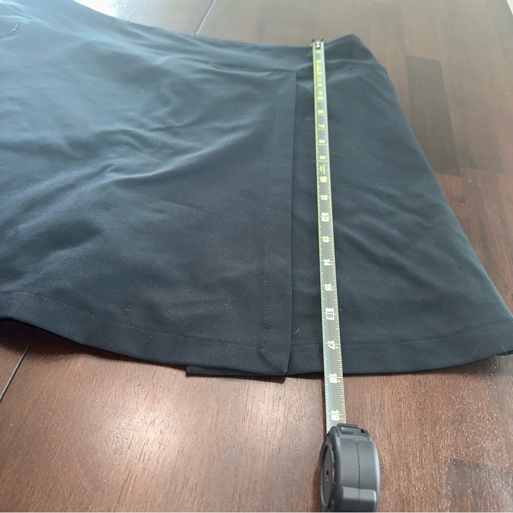 L.L.Bean Women Stretch Hiking Athletic Black Skort Large - Picture 2 of 6